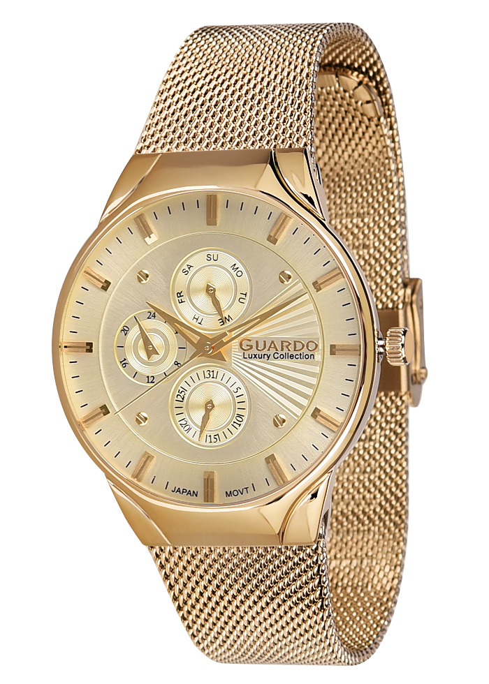 Мужские часы Guardo Luxury S01660-6