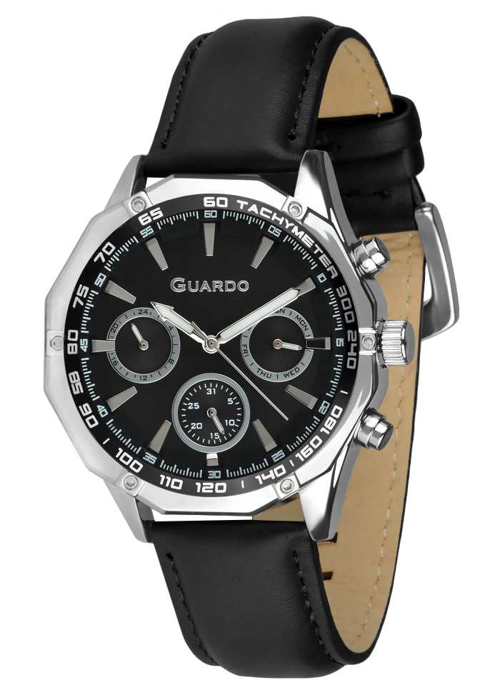 Чоловічий годинник Guardo Premium 012719-1.