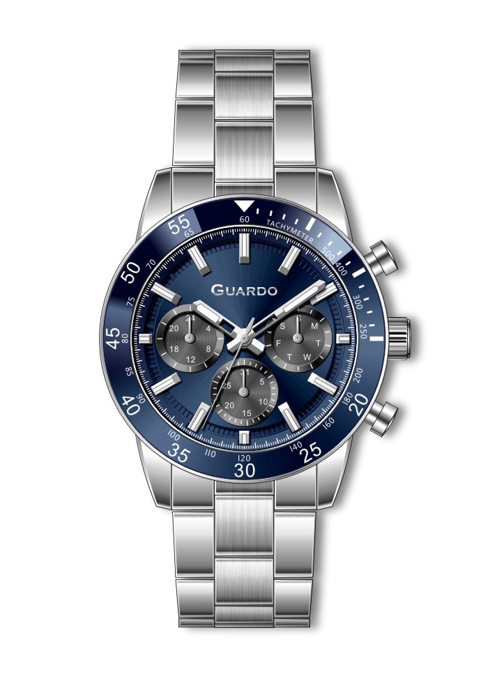 Чоловічий годинник Guardo Premium 012823-1.