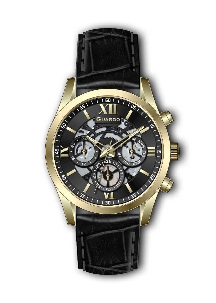 Чоловічий годинник Guardo Premium 012837-6.