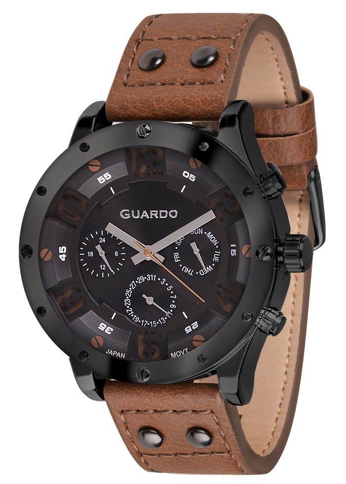 Чоловічий годинник Guardo Premium 10630-3.
